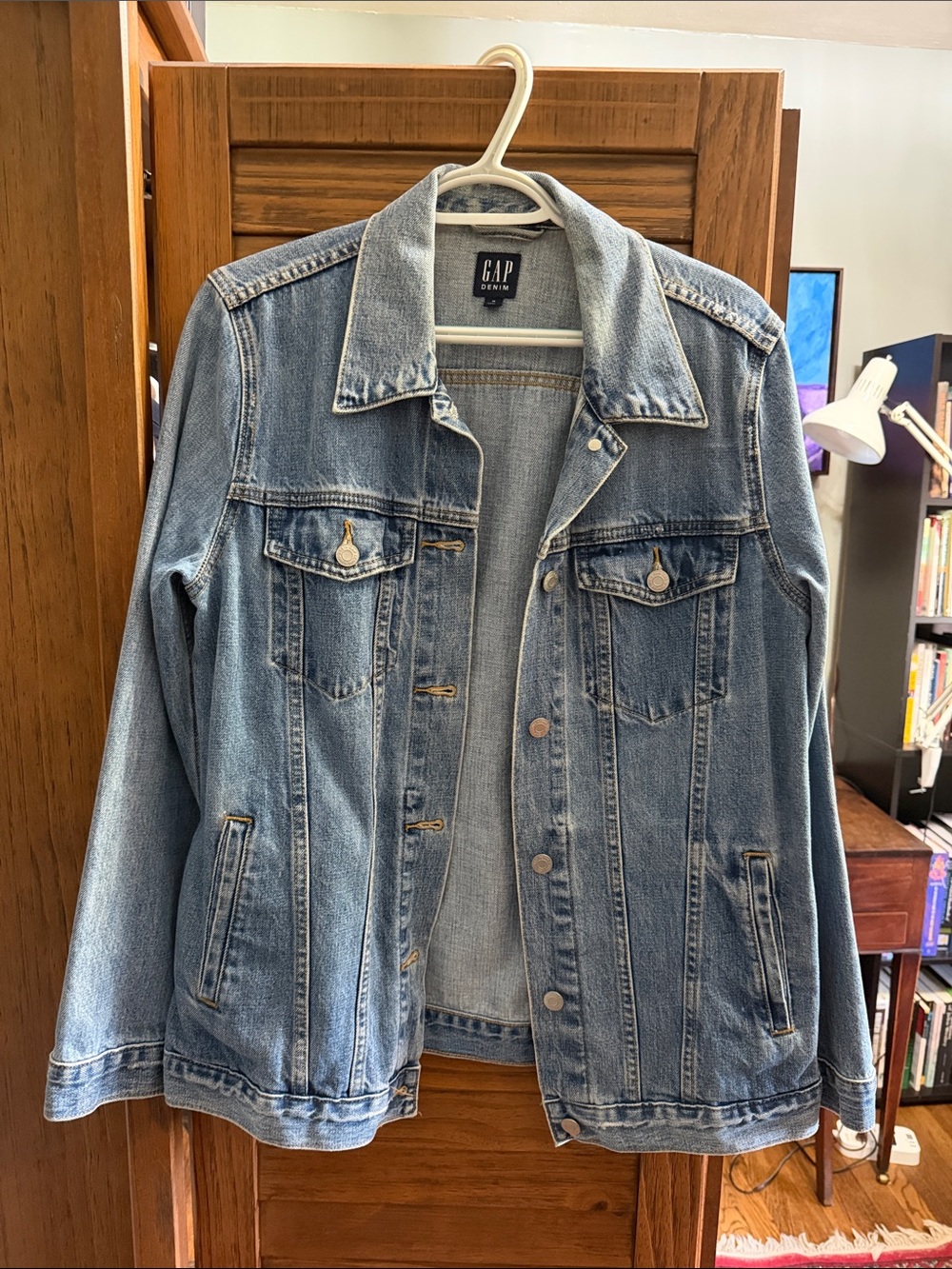 GAP Light Blue Vintage-Inspired Denim Jacket